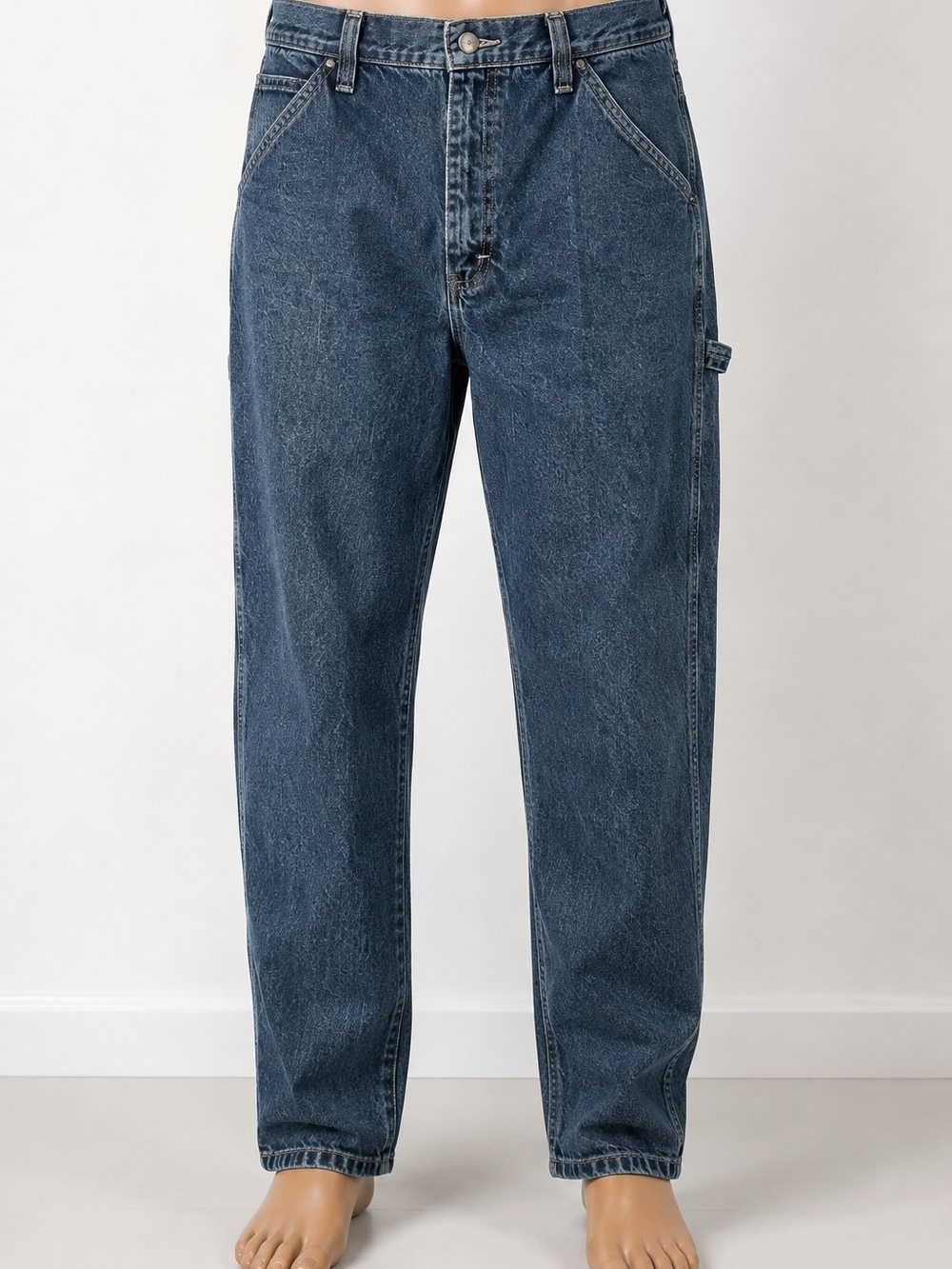 Lee Men's Relaxed Carpenter Jeans in Blue Pre-owned 38/32